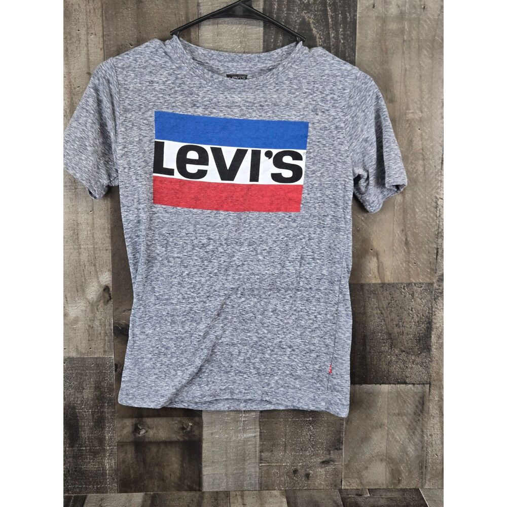 Levis Boys Shirt With Logo Size Med age 10-12